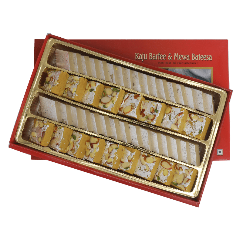Kaju Barfi and Mewa Batisha