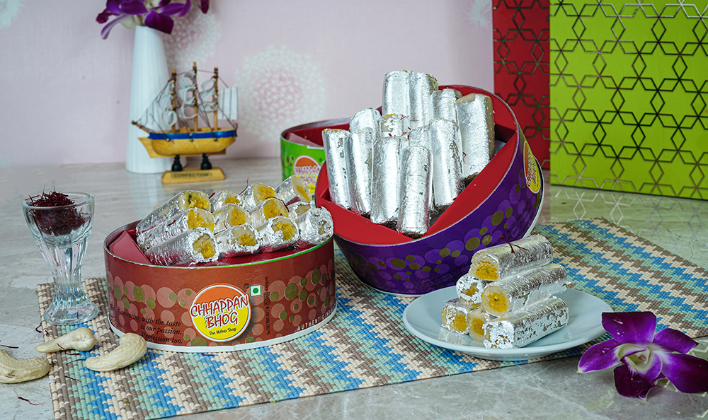 Kaju Kesar Roll CD Box