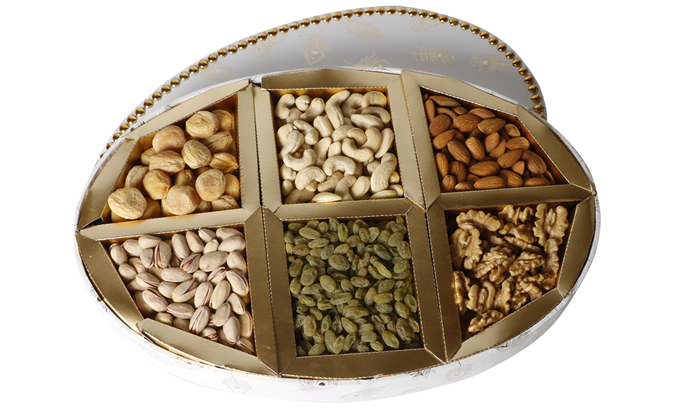 Oval Dry Fruit Box