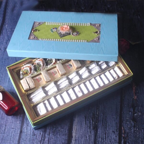 Fancy Blue Handmade Box