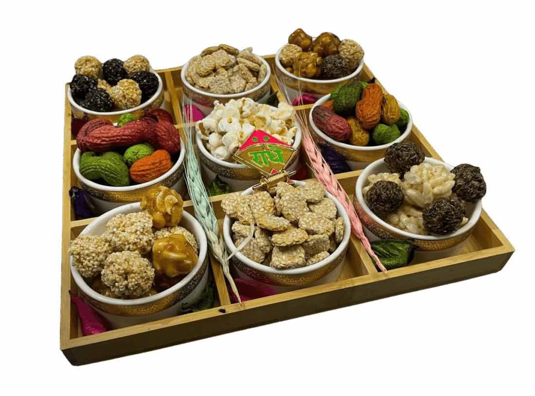 9 pc Pot With Wooden Box