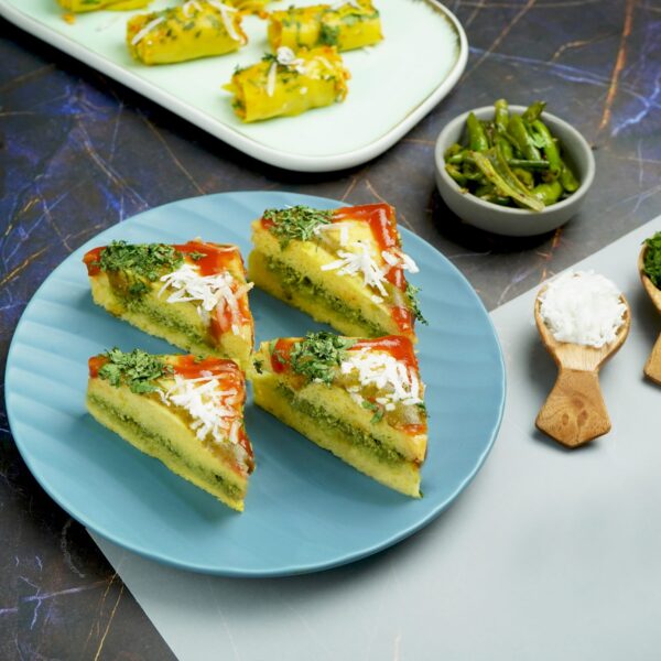 Sandwich Dhokla