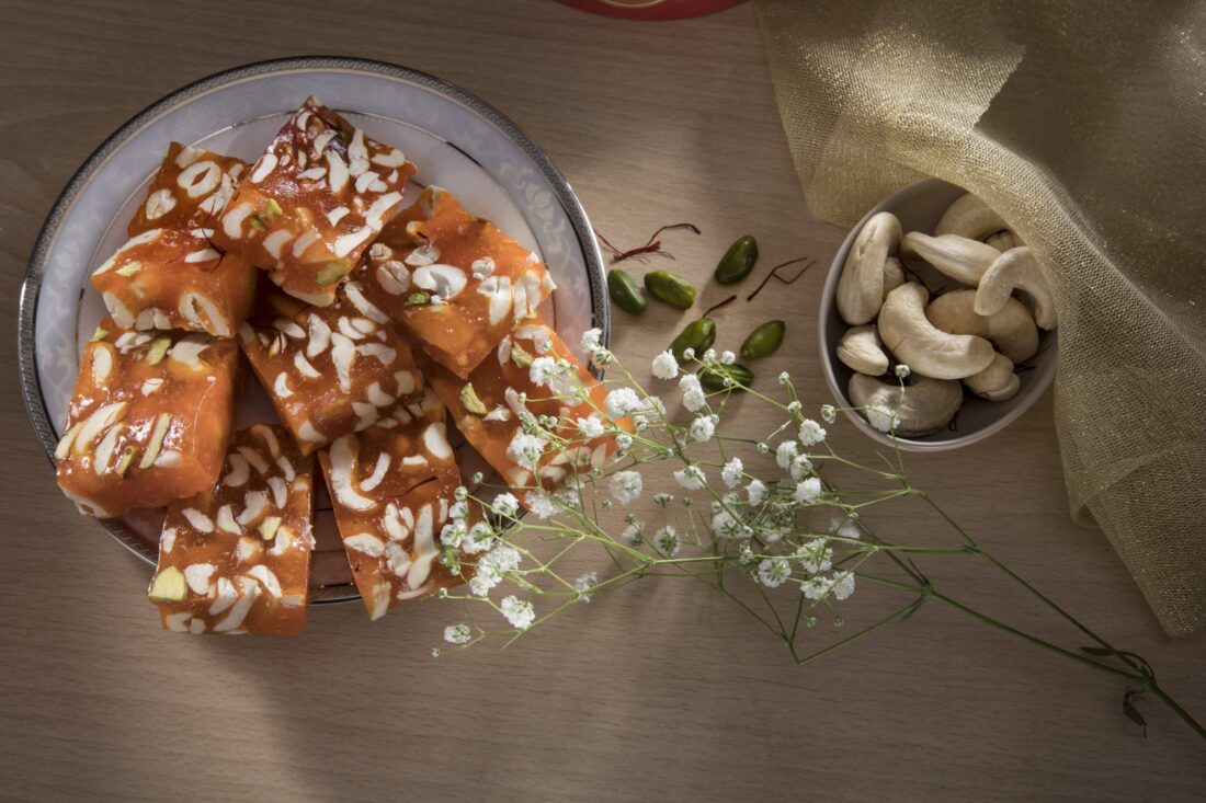 Orange Karachi Halwa