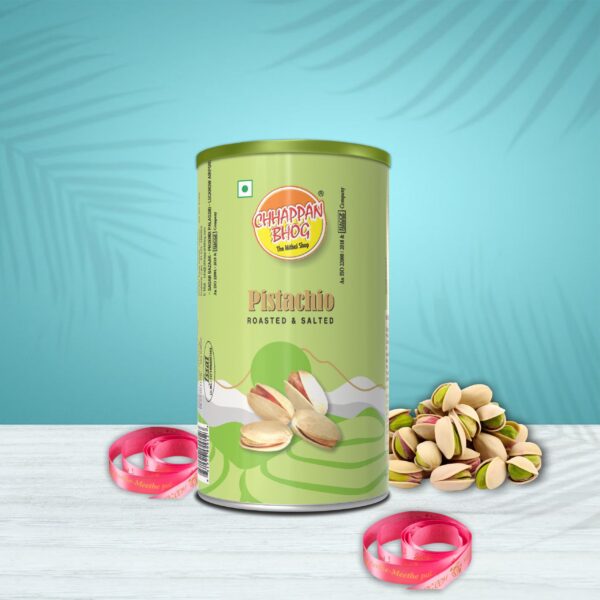 Roasted and Salted Pistachio Can