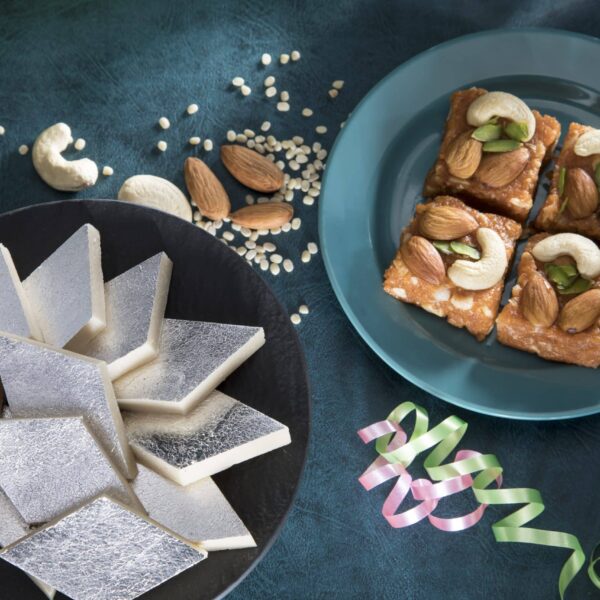 Kaju Barfi and Badam Pinni