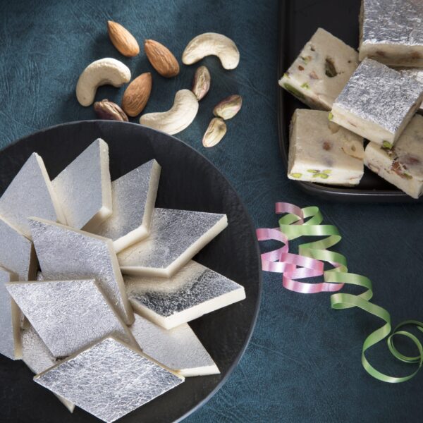 Kaju Barfi and Mewa Bite